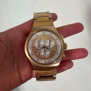 Swatch Irony, stainless steel, water-resistant watch